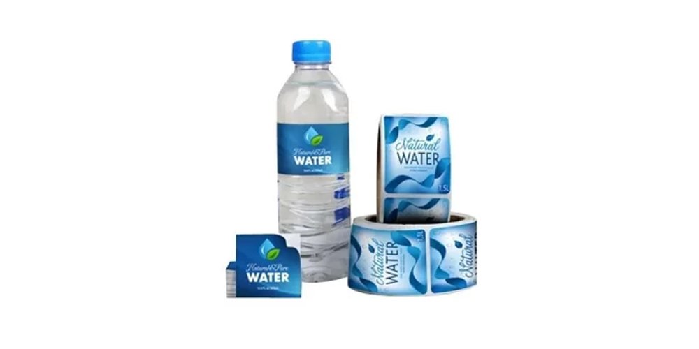 Water Bottle Printed Label Manufacturer in Tamil Nadu